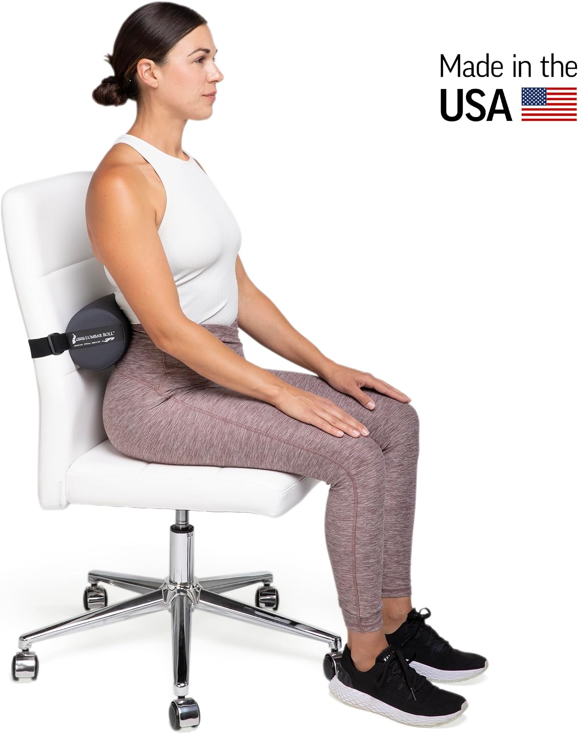 OPTP The Original McKenzie Lumbar Roll – Firm Density Low Back Support - Image 2